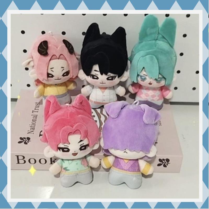 Kawaii 10cm KPop Demon Hunters Plush Toys Cute Doll Demon Saja Boys Cosplay Doll Jinu Abby Mystery Romance Baby Doll Toy Gifts