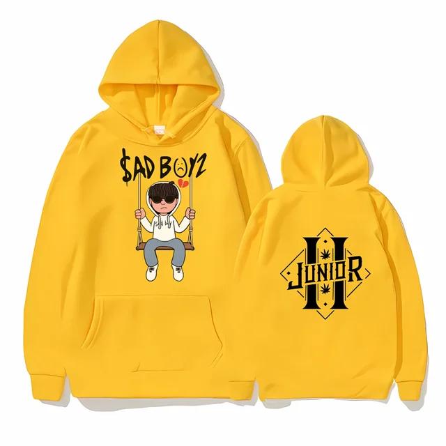 Sad Boyz Junior Hoodie Autumn Winter Men's Cotton Pullover Hoodie Warm Oversize Loose Long Male High Street Harajuku Hoodies2024
