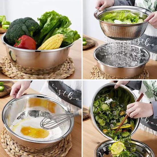 Vegetable Cutter Multifunctional 4 In 1 Grater Slicer Lid with Drain Basket Washing Draining Slicing Fruits Vegetables Kitchen Vegetable Slicer