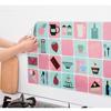 1 Pcs Kitchen Film Wall Stickers Waterproof And Oil Resistant High Temperature Ceramic Tile Stickers