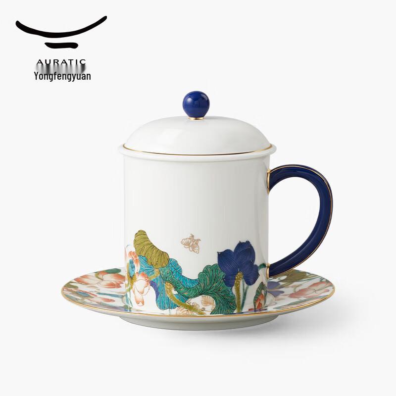 

Yongfengyuan Auratic Happiness and Harmony 3-Piece Ceramic Lidded Cup