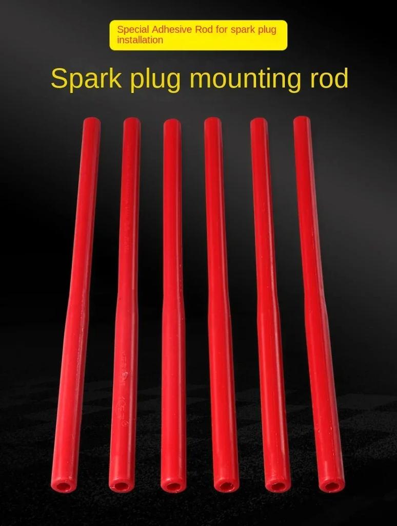 1/2pcs Spark Plug Installation Tool Plug Socket Spanner Spark Plug Rod Sleeve Removal Wrench Rubber Automotive Engine Repair