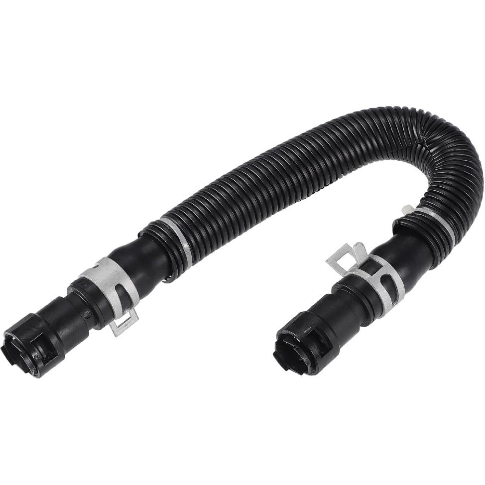 Engine Heater Hose Assembly No.4L3Z18472BB HVAC Heater Outlet Pipe for Ford F-150 2004-2008 for Lincoln Mark LT 2006-2008 Rubber Black