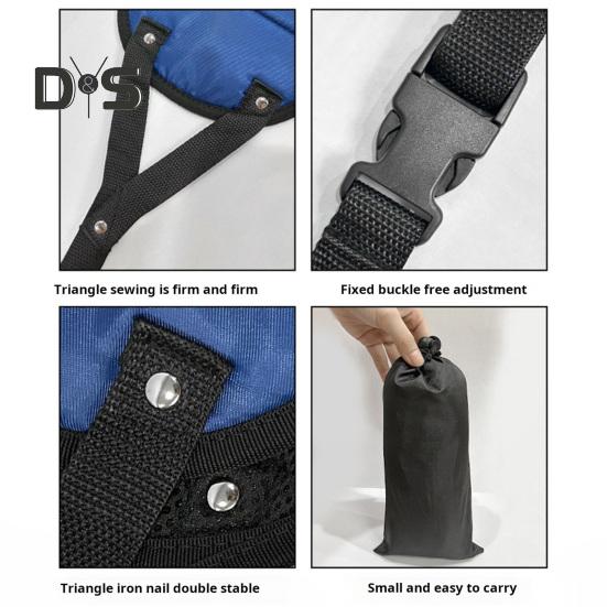 Fußhängematte für Flugzeuge, Länge verstellbar, breite Plattformbasis, Fußstütze, tragbare Hängematte zum Entspannen unter dem Schreibtisch für die Füße im Büro, Reiseutensilien