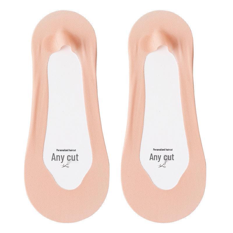 Women's Ultra-Thin Non-Slip Low-Cut Ice Silk Socks for Loafers