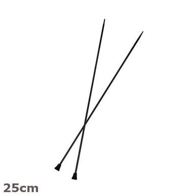 Knitting Needles - KNITPRO - Carbon - 25 Cm - 2.5 Mm - Made of Carbon
