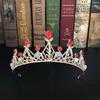 Children's Catwalk Crown Tiara Princess Korean Girl Children's Birthday Gift Hair Accessories Handmade Crown