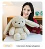 Diudiu Long-Eared Rabbit Plush Toy - Cute Sleeping Pillow & Comforting Companion for Children