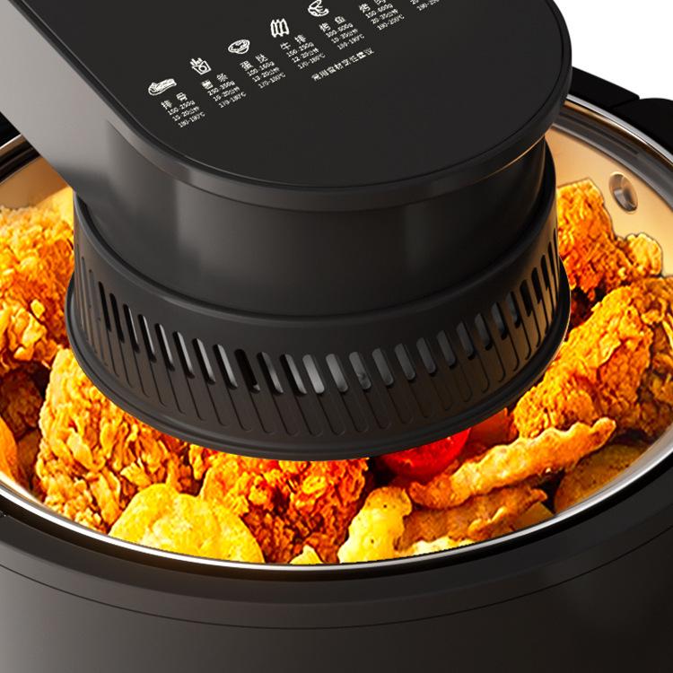 Large Capacity Touchscreen Air Fryer with Transparent Design