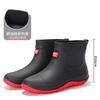 New short rain boots women's waterproof and non-slip women's rain shoes water shoes adult thick sole wear-resistant