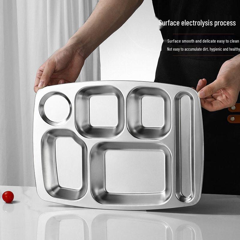 Zhuoliang 316 Stainless Steel Divided Meal Tray Set