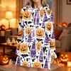 Women's Casual Long Sleeve Halloween Print Pullover Hoodie Sweatshirt