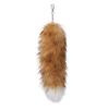 Trendy Foxes Tail Key Holder Accessory Sturdy Plush Synthetic Leather Bag Ornament Portable for Stylish Ladies Women