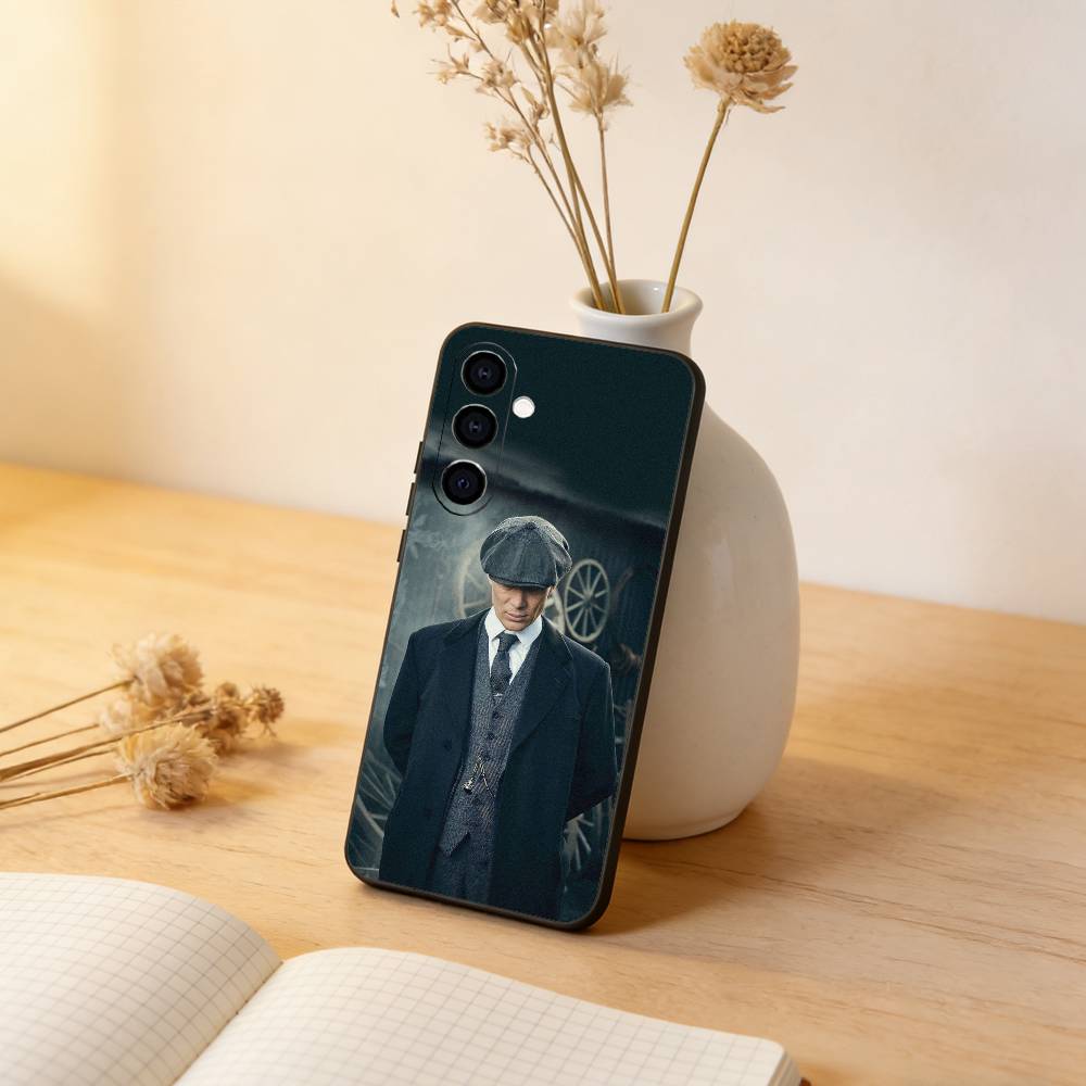 

Peaky Blinders tommy shelby Phone Case Black Silicone Soft For Samsung Galaxy A73,A72,A71,A70,A53,A52,A51 Samsung a31