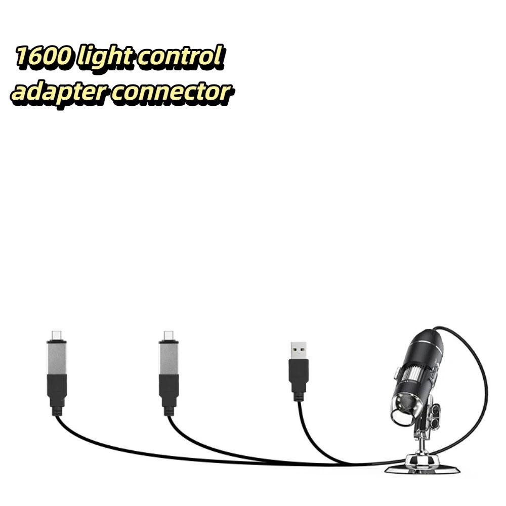 3 in 1 Handheld Electronic Microscope Portable LED Magnifier Microscopes Laboratory Use