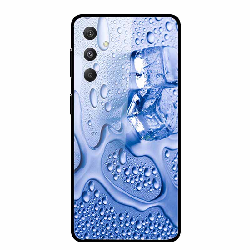 Tempered Glass Case For Samsung Galaxy S24 Plus Case Hard Glass Back Cover Soft Bumper For Samsung S24 Plus Phone Case S24Plus