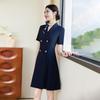 Women's Summer Blazer Midi Dress