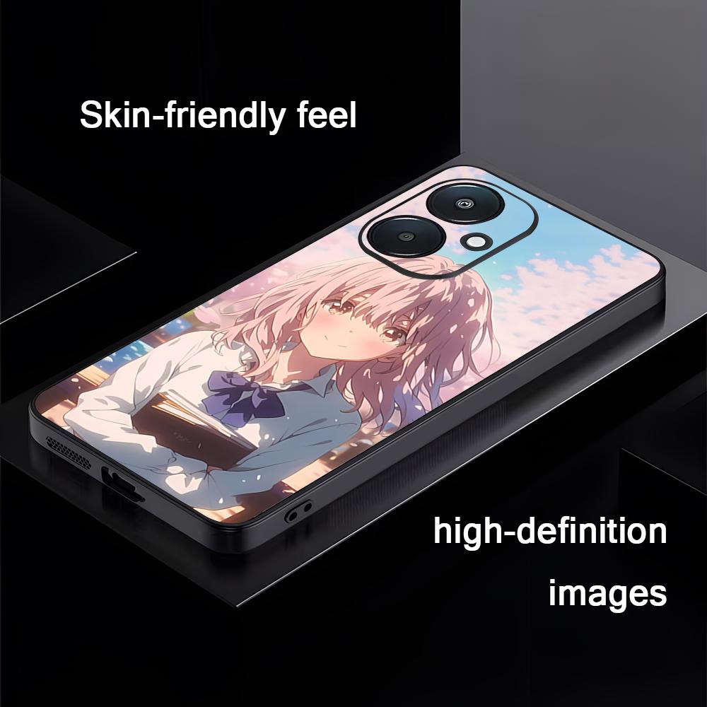 Popular Anime A Silent Voice Phone Case For Xiaomi Redmi 14C 13C 12C Note14 13 12 11 10 Pro Plus S Soft Black Phone Cover