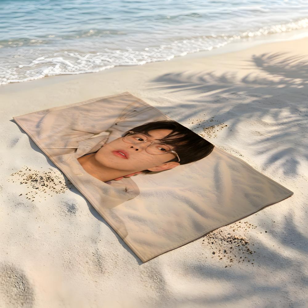 Korean star S-Song K-Kang Towel Beach Blanket Towel  For Travel Gym Shower Luxury Lightweight Camping Pool hot