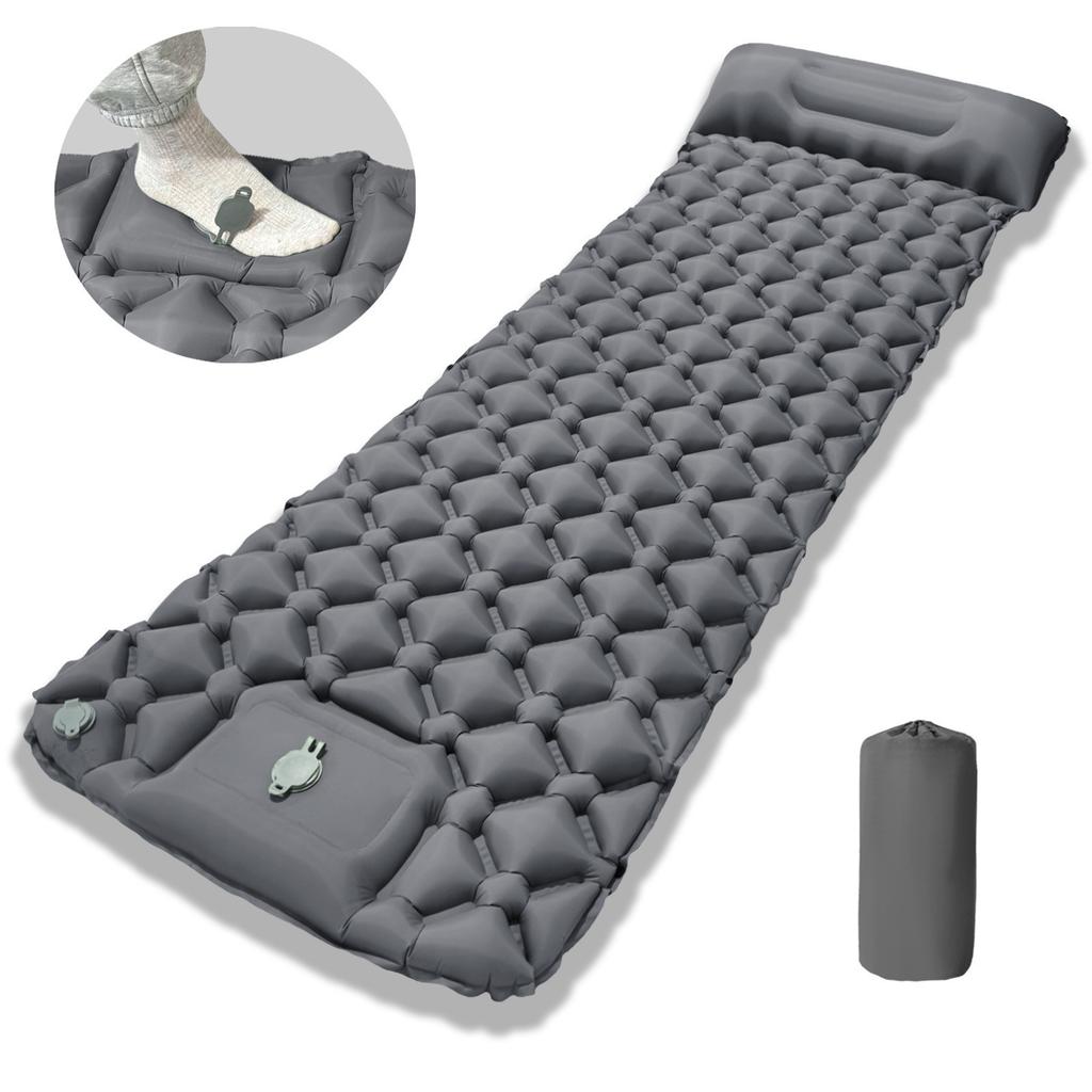 Outdoor Inflatable Mattress Camping Super Lightweight, Carry Your Feet Inflatable Cushion 190*60cm