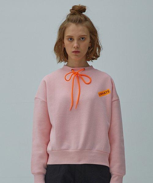 UNHATE String Sweatshirt Pink