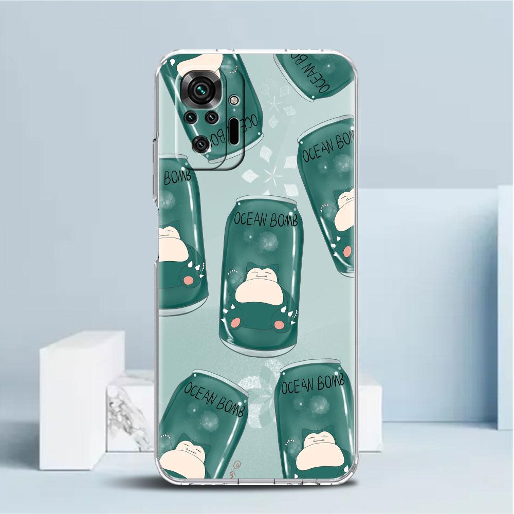 

Прозрачный чехол с аниме «Покемон» для Xiaomi Redmi Note 11 Pro 10 9 9S 8 8T 7 9A 9C 9T 10 10C K40, прозрачный мягкий чехол для телефона Redmi Note 10 Pro