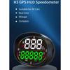 GPS Smart Gauge Accurate Car Head Up Display with 4 Modes Car Speedometer Display Car HUD with Speed MPH Compass Direction for
