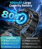 New Military Grade Sports Smart Watch 5ATM Swimming Waterproof 800mAh Bluetooth Call 1.8'' AMOLED Screen Smartwatch For Men