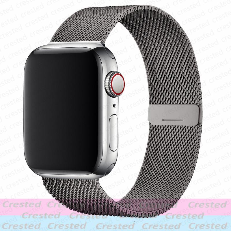 Milanese Loop Strap For Apple Watch Band 44mm 40mm 45mm 41mm 49mm 42mm 38mm Correa Bracelet iWatch Series 3 6 Se 7 8 9 5 Ultra 2