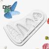 Food Grade Dessert Mold Heat Resistant Silicone 3D DIY Leaf Shaped Cake Dessert Mold Decoration Kitchen Supplies