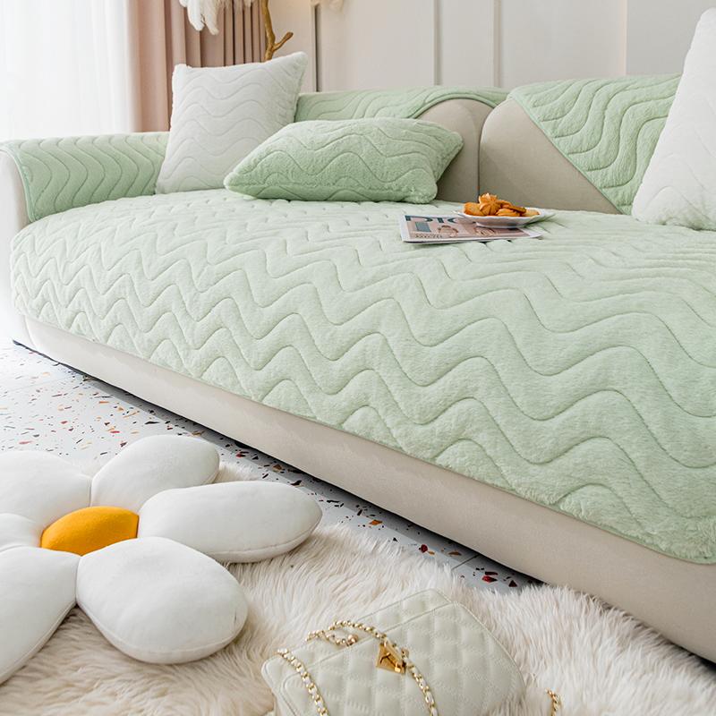 

Подушка для дивана Зимняя минималистская современная утолщенная теплая подушка Нескользящая Чехол для спинки дивана Полотенце 70*70cm