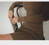 Ribbed High Elastic V-Neck Off-Shoulder Sweater Dress - Korean Style 2023