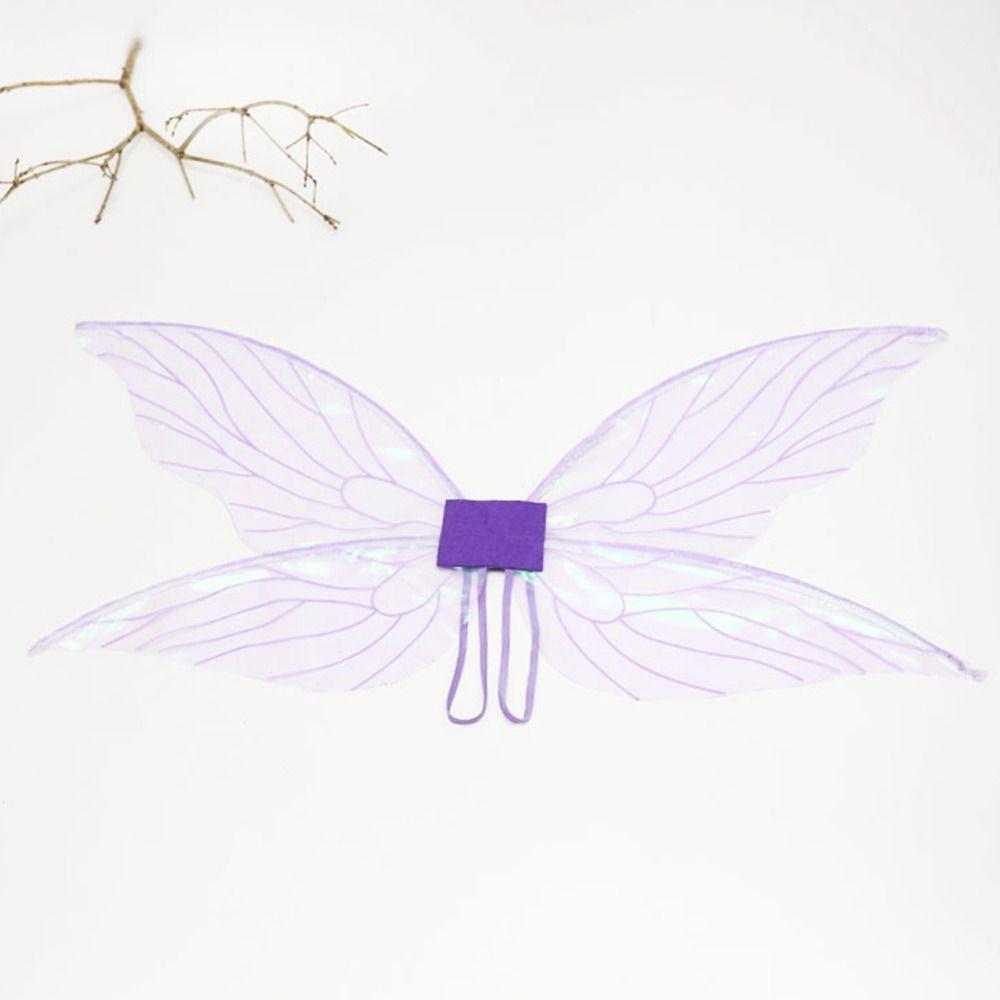 New Gift Girls Fairy Wings Costume Accessories Party Favor Cosplay Costume Dress-Up Wings Butterfly Cicada Wing Fairy Wings