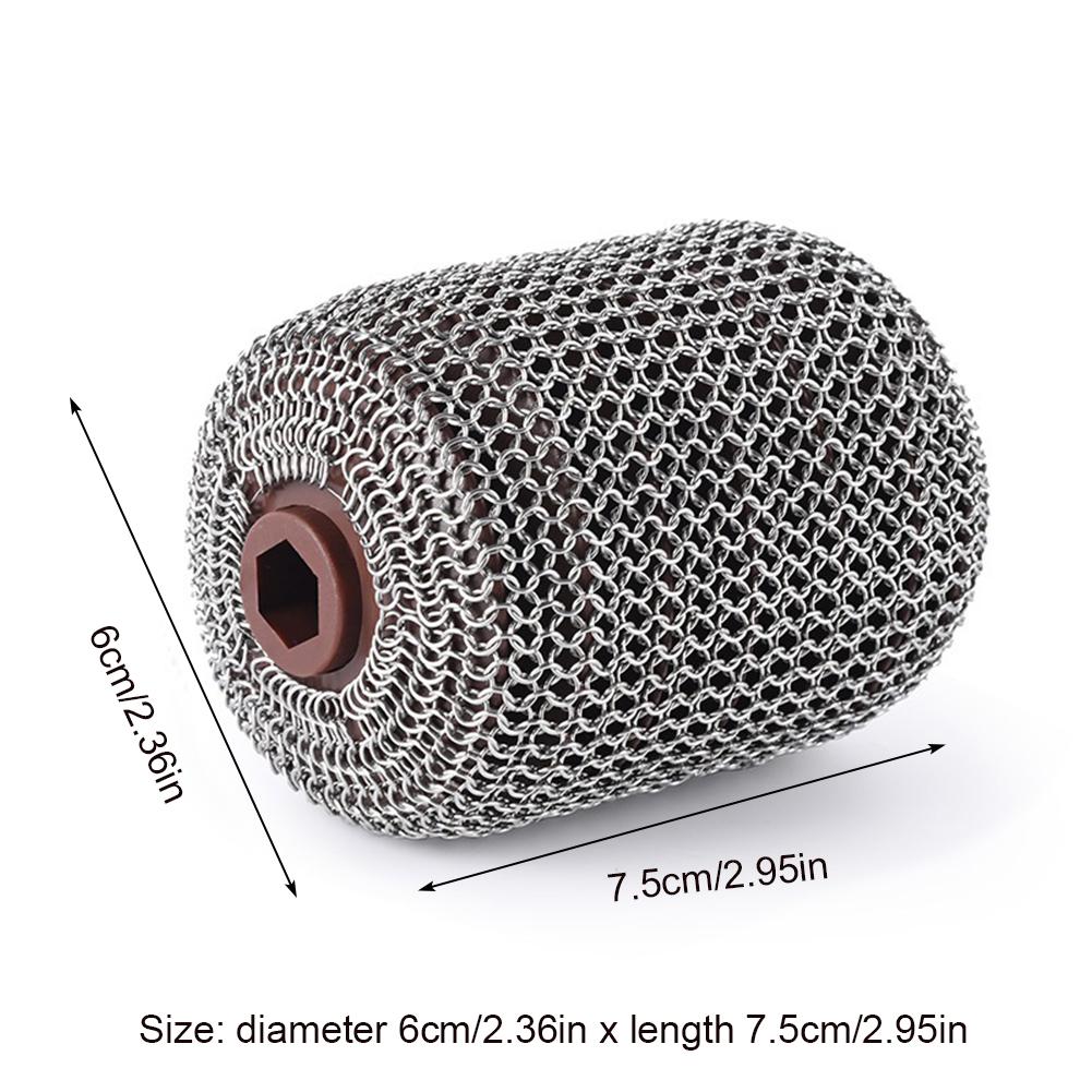 

Перезаряжаемая электрическая щетка для очистки роликового гриля из нержавеющей стали, сменные насадки, инструменты для уборки дома, аксессуары для барбекю