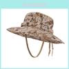 Outdoor Camouflage Sonnenhut mit breiter Krempe für Angel- und Wanderbegeisterte