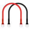 Premium 5AWG Copper Battery Cable 30cm Power Inverter Wire For Cars Solar Equipment And Marine Use