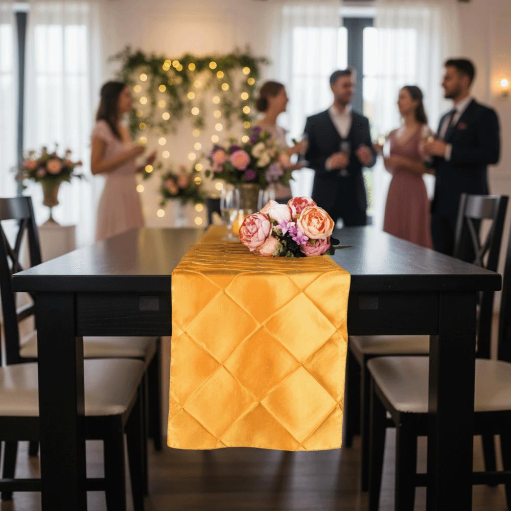 30*275CM Checkered Table Runner Elegant Decorative Tablecloth  Restaurant Decor
