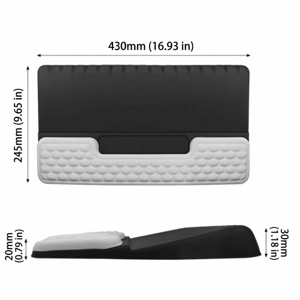 Soft Keyboard Stand Integrated Ergonomic Keyboard Riser Computer Wrist Support Pad Office Use