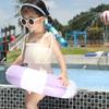 Kids Swimming Ring Strong Buoyancy Colorful Striped Pattern Thickened Floaties Anti-rollover PVC Pool Water Inflatable Floating Circle Water Fun Toy