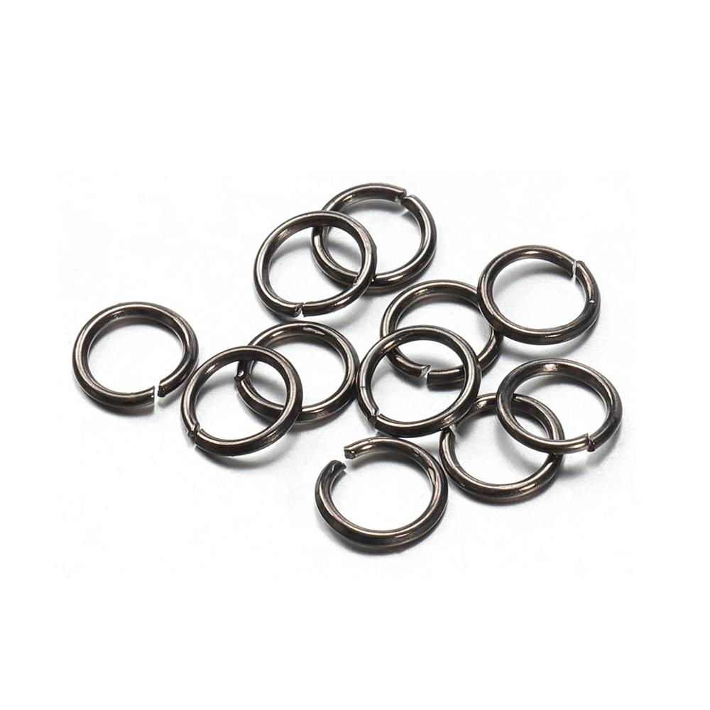 400pcs/lot Wholesale Jump Rings Gold Color Open Rings 4-10mm Split Ring Connectors for Jewelry Making DIY Findings Components