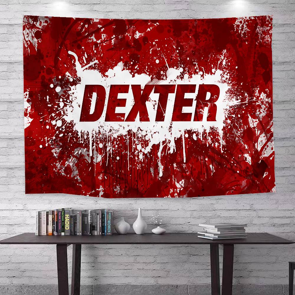 Horror TV Show Dexter Anime Tapestry Hanging Tarot Hippie Wall Rugs Dorm Home Decor