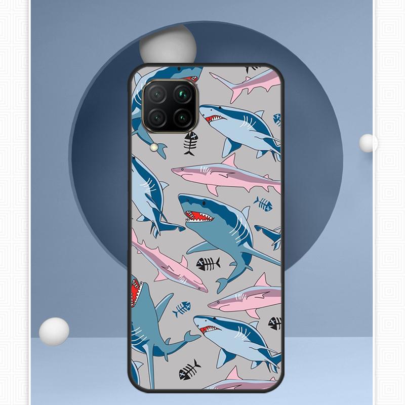 Ferocious Shark Animal For Huawei Nova 12i 12s 11i 8i Y91 Y60 Y70 Y72 Y90 Y61 9 10 SE P20 P40 Lite P30 P60 Pro Case