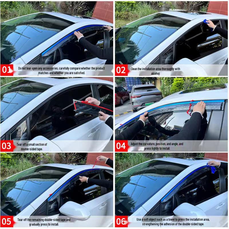 Honda City Sedan Window Visor Rain Guard