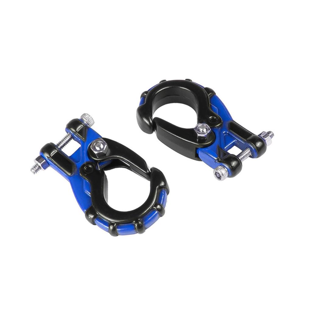 Winch Hook D Ring Shackle Trailer Hook Towing Heavy Duty for Tow Strap Winch Off Road Truck ATV UTV Recovery Blue
