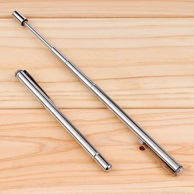 Pointer Instrument Baton Telescopic Magic Ballpoint Pen Telescopic Pointer Pen Stainless Steel