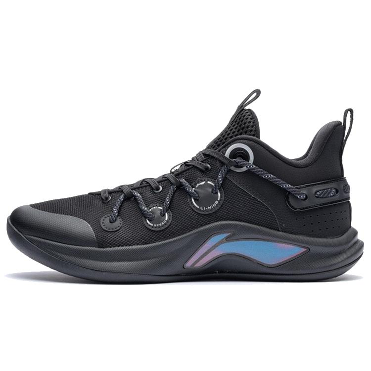 Li Ning Speed Team Textile, Synthetic Leather Cushioning Slip Resistant Abrasion Resistant Breathable Rebound Low Top ABPR045-2