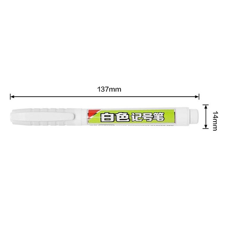 Wasserdichter Permanenter Weißer Tinte Marker Farbe Stift Schreibwaren Kunst Schreibwerkzeuge