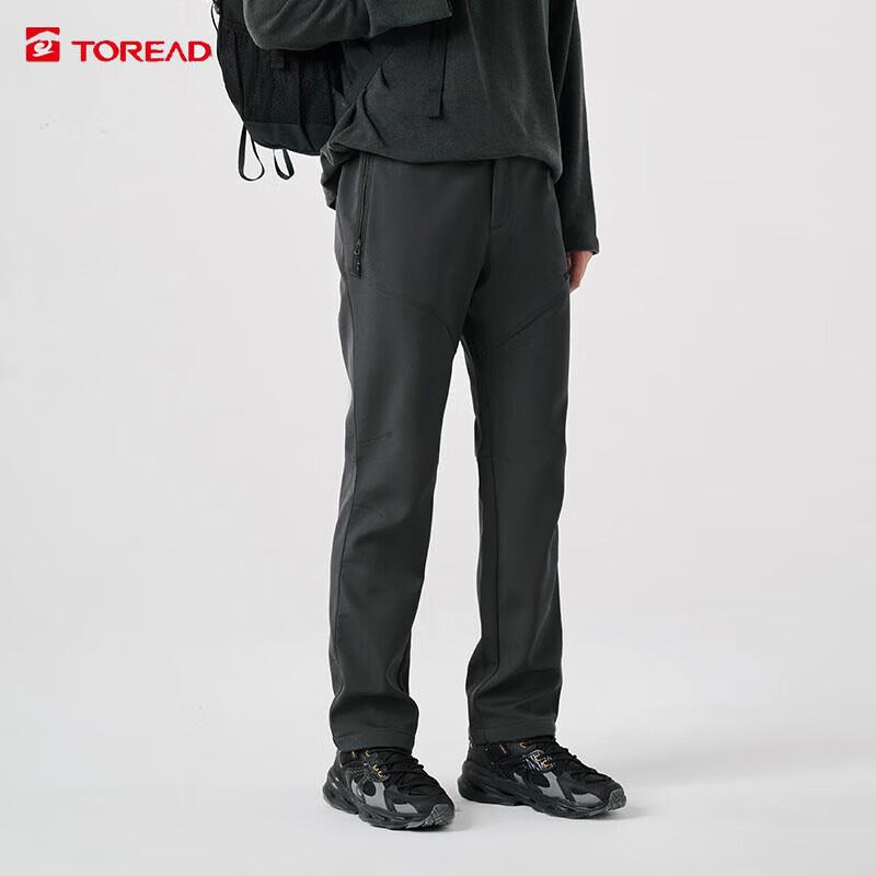 TOREAD Unisex Windproof Fleece-Lined Stretch Thermal Pants TAMMBM91984 XL