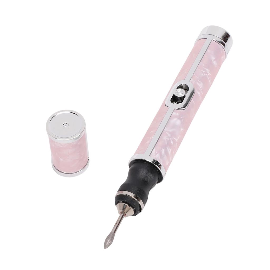 Cordless Nail Drill USB Rechargeable Portable 4 Speed Adjustable Manicure Drill for Nail Salon Pink