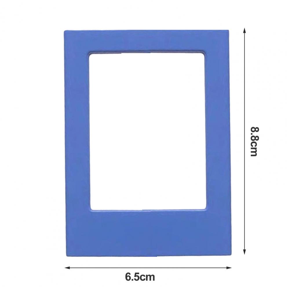 2Pcs Fridge Magnetic Photo Frame Colorful Strong Magnet Picture Frames 3 Inch for Polaroid Instax Mini Photo Frame